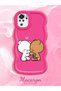 Redmi Note 10S Compatible Case Camera Protector Red Silicone Couple Phone Case Cute Pattern - 2