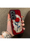Infinix Hot 60 Pro+ Compatible Silicone Edge Hard Back Case Couple Phone Case with Rose Pattern - 3