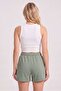 Women's Çağla Relaxed Fit Striped Pocket Shorts - 4