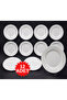 White Melamine Shallow Plate 17 cm - Multi-Purpose Serving Plate for Restaurants, Cafes, Caravans, and Everyday Home Use