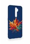 Oppo A5 2020 Compatible Colorful Leaf Pattern Silicone Case - 3