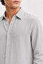 Gray Regular Fit Muslin Set - 2