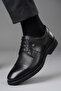 Men's Genuine Leather Lightweight Eva Sole Lace-Up Casual Classic Shoes - 4