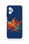 Casper Via X30 Compatible Colorful Leaf Patterned Silicone Case - 2