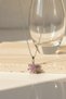 Snowflake Design Pink Stone Steel Necklace - Stylish and Elegant Women's Jewelry - 5