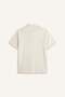 100% Cotton Regular Fit Short Sleeve Polo Ecru T-Shirt I2506Ax26Hs - 2