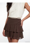Trendlucky Zippered Waist Layered Ruffle Shorts Skirt with a Difference - 3