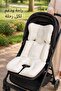 1 Cotton Breathable Reversible Stroller Seat Cushion Spine Support Universal Washable