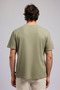 Conroy Men's Regular Fit 100% Cotton Printed Crew Neck T-Shirt Green - 3