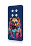 Honor Magic 7 Lite 5g Compatible Bear Pattern Silicone Case with Glasses - 4