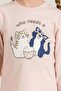 Mother Daughter Who Needs a Hug Pink Long Sleeve Pajama Set Rp3902-A-V1 - 4