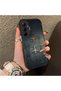 Samsung Galaxy A35 Compatible Silicone Edge Hard Back Case Couple Phone Case with Airplane Pattern - 3