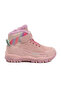 Pink Fur Velcro Girls' Boots 2082 P