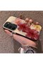 Realme C75 Compatible Silicone Edge Hard Back Case Couple Phone Case with Floral Pattern - 2