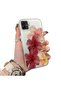 Samsung Galaxy A04 Compatible Silicone Edge Hard Back Case Couple Phone Case with Floral Pattern