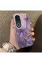 Vivo V50 Compatible Silicone Edge Hard Back Case Couple Phone Case Butterfly Pattern - 3