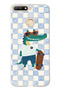 Huawei Y6 2018 Compatible Cool Crocodile Pattern Transparent Phone Case