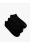 Cotton Basic 3-Piece Booties Socks Set