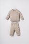 Baby Boy Embroidered Yellow Long Sleeve Pajama Set Usb3170-C-V2