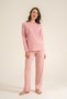 Women's Sweet Sunday Pink Long Sleeve Pajama Set Pc9295-S-V1 - 6