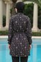 3-Piece Set: Halter Neck, Front Zipper, Cape, Elastic Waist Burkini, Islamic Swimwear D16 - 3