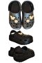 Children's Black Crossed Slippers Garden Pool Beach Coast Bathroom Sandals Slippers - 4
