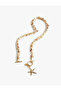 Pearl Detailed Beaded Starfish Necklace - 2
