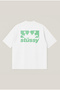 Stussy Crown Printed Oversize Boxy Cut Unisex 100% Cotton Printed Tshirt |   Streetwear