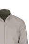 Khaki Slim Fit Hakim Collar Coat - 6