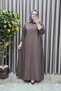 Women's Clothing Large Size Modal Cupra Shirt Collar Buttoned Dress - 6