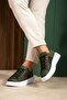 Zrc2627 - Veloura Thick Sole Lace-Up Men's Khaki Sneaker - 2