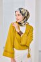 Velora Scarf Watercolor Flower Pastel Yellow