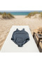Women's Beachwear Black Color Backless Swimsuit Bb2643 - 2