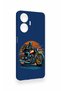 Realme C55 Compatible Moto Rider Patterned Silicone Case - 3