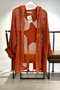 Star embossed hooded mesh imported jacket - 2