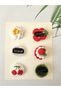 Hairless Baby Hair Clips 6-Piece Mixed Sets Hanmade Knitted Organic Baby Hair Accessories - 3