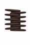 Stylish and Modern Design Dark Brown Hair Clip Barrette for Women Daily Use