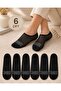 Women's Black 6-Piece Socks, Thin, Premium Quality