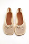 Bade Bow Detailed Comfortable Fit Summer Casual Women's Mesh Ballerinas - 7