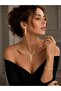 Sparkling Waterway Gold Plated Jewelry Set Two Rows - Perfect Choice for Special Occasions - 3
