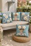 Gorgeous Cats Patterned 4-Piece Throw Pillow Cover Set - 2