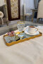 12 Piece Crystal Presentation Set with Gold Detailing |   6 Cups + 6 Bowls |   Glass Coffee and Dessert Treat Set - 3