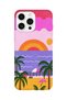 iPhone 14 Pro Max Compatible Printed Transparent Phone Case |   Collection: Summer Beach Tropical