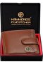 Wallet for Men Leather Original, Stylish Bi-Fold with 5 Card Slots, Coin Pocket - Tan