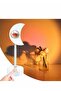 Sunset Lamp Projection, Dimmable 180° Rotation Warm Romantic Stars Moon Night Light