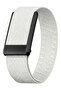Whoop 5.0 Nylon Band, Adjustable Stretch Sport Band Replacement with Secure Quick-Clip Hardware, Breathable Athletic Wristband for Men and Women - White with Black Holder