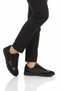 Black Genuine Leather Orthopedic Women's Casual Shoes F-003 Z - 3