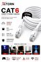 كابل إيثرنت CAT6 بطول 5 أمتار RJ45 LAN كابل إنترنت ومودم وراوتر وكمبيوتر - 5