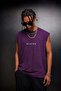 Men's Plum Basic Zero Sleeve Oversize Undershirt