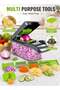 Multifunction Vegetable Chopper | Onion Cutter Slicer Dicer 16 In 1 | Manual Food Processor With Blades Container For Kitchen Prep - 4